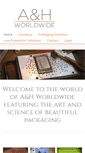 Mobile Screenshot of aandhworldwide.com